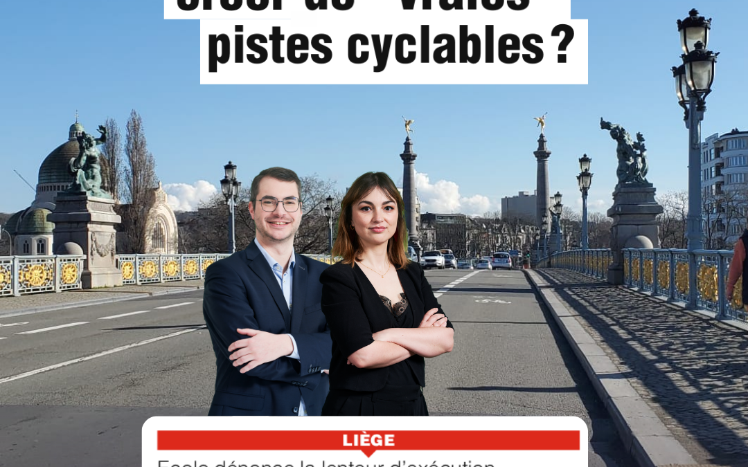Aménagements cyclables : les écologistes dénoncent la lenteur de la ville de Liège !